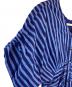 中古・古着 ne quittez pas (ヌキテパ) Cotton Voile Stripe Waist Gather Dress ネイビー サイズ:S：17000円