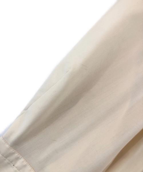 LE PHIL（ル フィル）LE PHIL (ル フィル) タック スタンドカラー TCブロードブラウス ブラウン サイズ:Fの古着・服飾アイテム