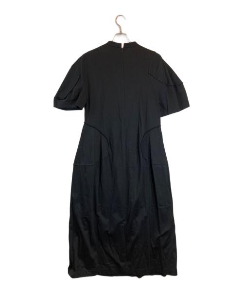 ENFOLD（エンフォルド）ENFOLD (エンフォルド) SOLID DRESS ブラック サイズ:36の古着・服飾アイテム