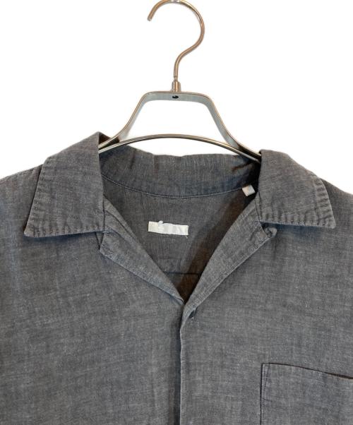 COMOLI（コモリ）COMOLI (コモリ) ベタシャン オープンカラーシャツ グレー サイズ:Sの古着・服飾アイテム