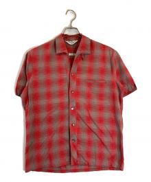 SPORTSMAN BY CAL MADE（スポーツマン・バイ・キャルメイド）の古着「オープンカラーシャツ」｜レッド