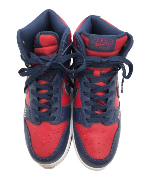 NIKE（ナイキ）NIKE (ナイキ) Supreme (シュプリーム) Dunk High By Any Means レッド サイズ:US7の古着・服飾アイテム