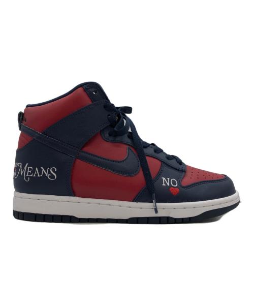 NIKE（ナイキ）NIKE (ナイキ) Supreme (シュプリーム) Dunk High By Any Means レッド サイズ:US7の古着・服飾アイテム