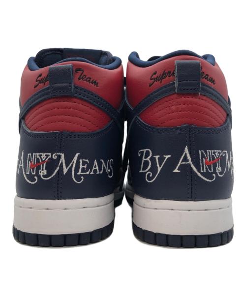 NIKE（ナイキ）NIKE (ナイキ) Supreme (シュプリーム) Dunk High By Any Means レッド サイズ:US7の古着・服飾アイテム