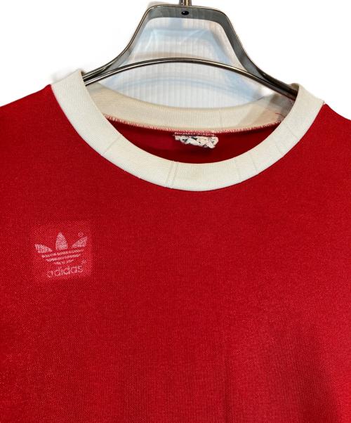 adidas（アディダス）adidas (アディダス) ヴィンテージゲームシャツ レッド サイズ:Lの古着・服飾アイテム
