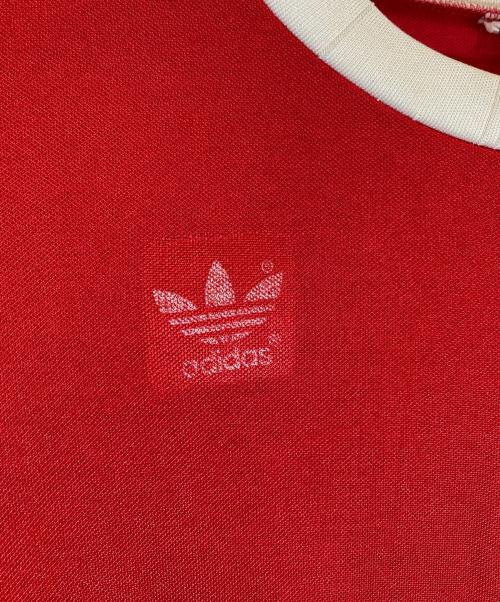 adidas（アディダス）adidas (アディダス) ヴィンテージゲームシャツ レッド サイズ:Lの古着・服飾アイテム