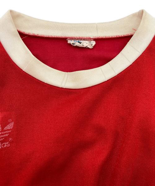 adidas（アディダス）adidas (アディダス) ヴィンテージゲームシャツ レッド サイズ:Lの古着・服飾アイテム
