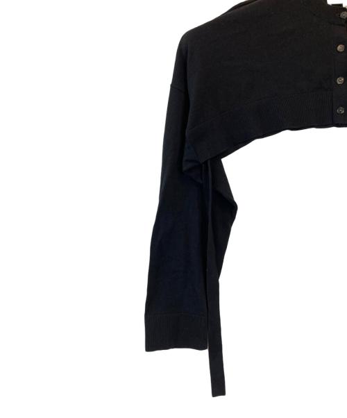 ENFOLD（エンフォルド）ENFOLD (エンフォルド) SHORTEST C/D/カーディガン ブラック サイズ:38の古着・服飾アイテム