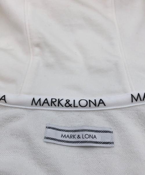 MARK&LONA（マークアンドロナ）MARK&LONA (マークアンドロナ) テリージップフーディー ホワイト サイズ:48の古着・服飾アイテム