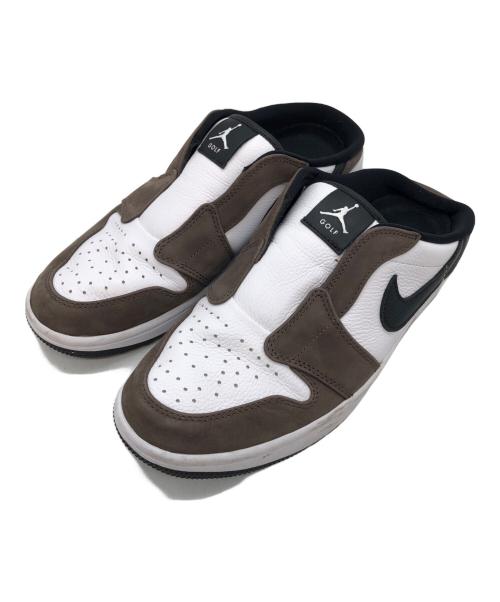 NIKE（ナイキ）NIKE (ナイキ) ミュール ホワイト×ブラウン サイズ:US8の古着・服飾アイテム