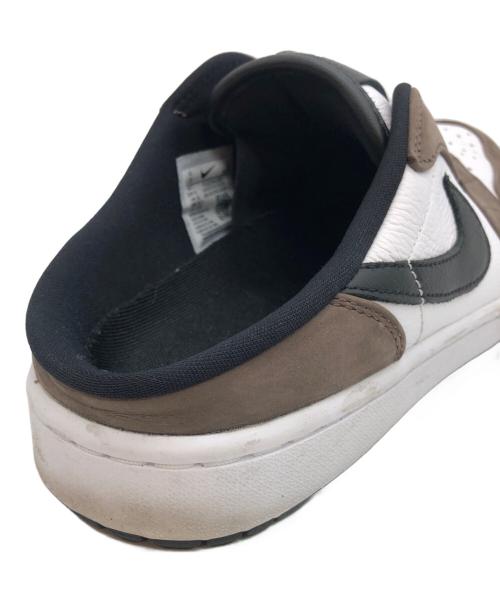 NIKE（ナイキ）NIKE (ナイキ) ミュール ホワイト×ブラウン サイズ:US8の古着・服飾アイテム