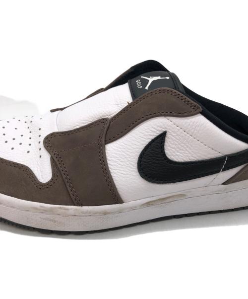 NIKE（ナイキ）NIKE (ナイキ) ミュール ホワイト×ブラウン サイズ:US8の古着・服飾アイテム