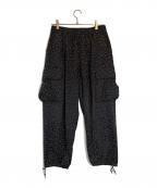 X-LARGEエクストララージ）の古着「EASY LEOPARD 0CARGO PANTS」｜ブラック