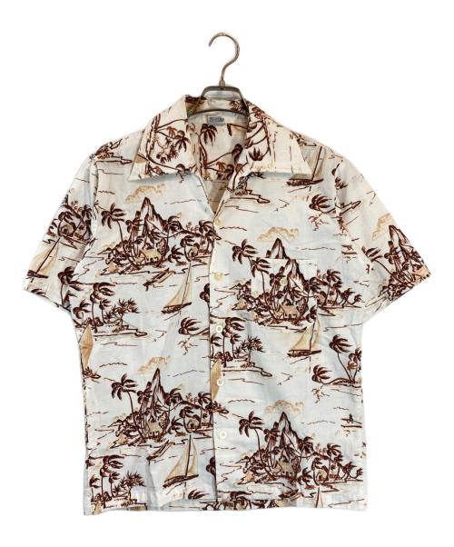 FLORIDA SUNWEAR（フロリダサンウェア）FLORIDA SUNWEAR (フロリダサンウェア) オープンカラーシャツ ホワイト サイズ:Mの古着・服飾アイテム