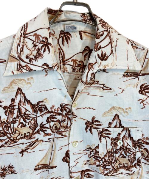 FLORIDA SUNWEAR（フロリダサンウェア）FLORIDA SUNWEAR (フロリダサンウェア) オープンカラーシャツ ホワイト サイズ:Mの古着・服飾アイテム