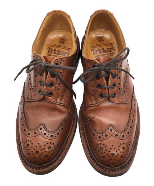 Tricker's（トリッカーズ）Tricker's (トリッカーズ) BOURTON ウィングチップシューズ ブラウン サイズ:7の古着・服飾アイテム