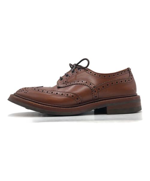 Tricker's（トリッカーズ）Tricker's (トリッカーズ) BOURTON ウィングチップシューズ ブラウン サイズ:7の古着・服飾アイテム