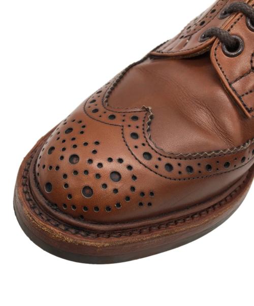 Tricker's（トリッカーズ）Tricker's (トリッカーズ) BOURTON ウィングチップシューズ ブラウン サイズ:7の古着・服飾アイテム