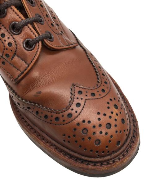 Tricker's（トリッカーズ）Tricker's (トリッカーズ) BOURTON ウィングチップシューズ ブラウン サイズ:7の古着・服飾アイテム