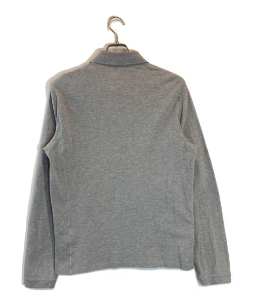 STONE ISLAND（ストーンアイランド）STONE ISLAND (ストーンアイランド) COMPASS パッチロングスリーブポロシャツ グレー サイズ:Lの古着・服飾アイテム