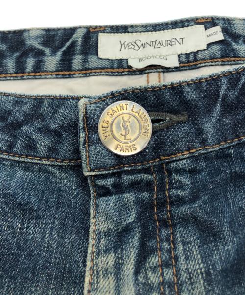 Yves Saint Laurent（イヴサンローラン）Yves Saint Laurent (イヴサンローラン) フレアデニムパンツ ブルー サイズ:52の古着・服飾アイテム
