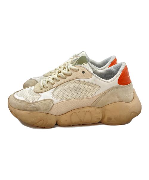 VALENTINO（ヴァレンティノ）VALENTINO (ヴァレンティノ) バブルバックスニーカー ベージュ サイズ:41の古着・服飾アイテム