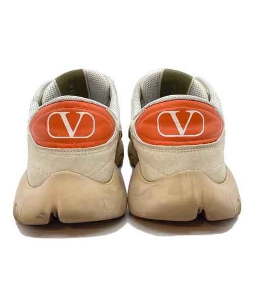 VALENTINO（ヴァレンティノ）VALENTINO (ヴァレンティノ) バブルバックスニーカー ベージュ サイズ:41の古着・服飾アイテム