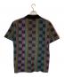 LOUIS VUITTON (ルイ ヴィトン) パールボタン半袖ニットカーディガン ブラック サイズ:M：110000円