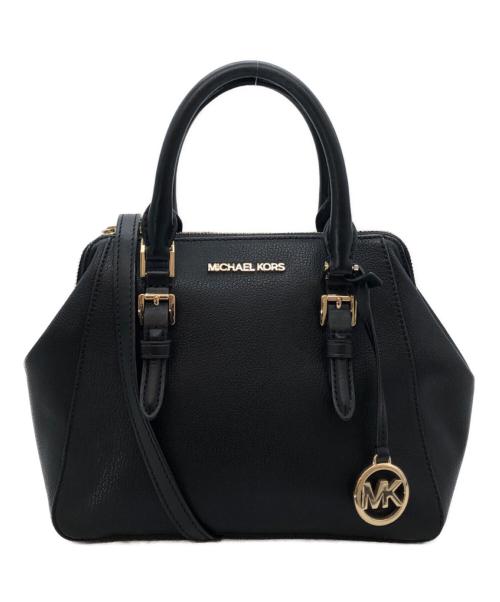 MICHAEL KORS（マイケルコース）MICHAEL KORS (マイケルコース) 2WAYバッグ ブラックの古着・服飾アイテム