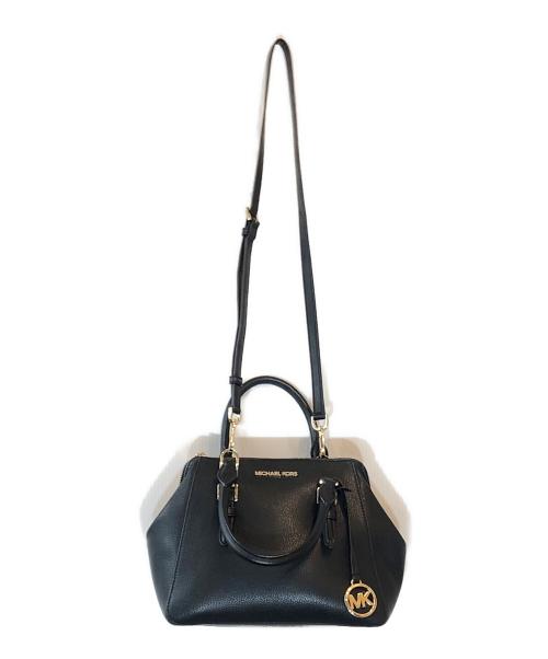 MICHAEL KORS（マイケルコース）MICHAEL KORS (マイケルコース) 2WAYバッグ ブラックの古着・服飾アイテム