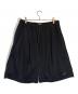 ALOUND（アラウンド）の古着「TWOTUCK MESH SHORTS」｜ブラック