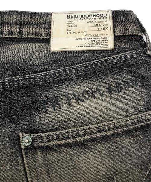 NEIGHBORHOOD（ネイバーフッド）NEIGHBORHOOD (ネイバーフッド) 07EX SAVAGE DENIM ブラック サイズ:Mの古着・服飾アイテム