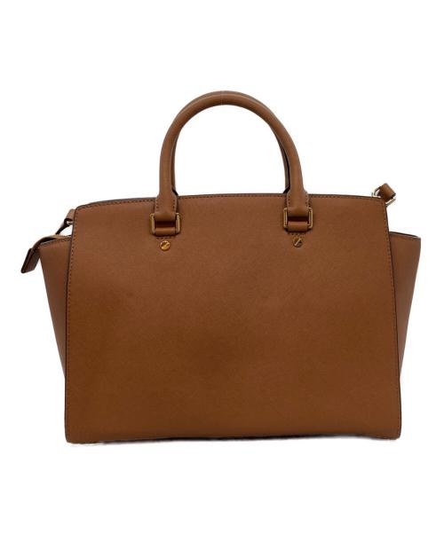 MICHAEL KORS（マイケルコース）MICHAEL KORS (マイケルコース) 2WAYショルダーバッグ ブラウンの古着・服飾アイテム