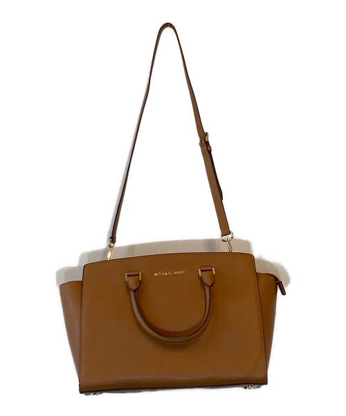 MICHAEL KORS（マイケルコース）MICHAEL KORS (マイケルコース) 2WAYショルダーバッグ ブラウンの古着・服飾アイテム