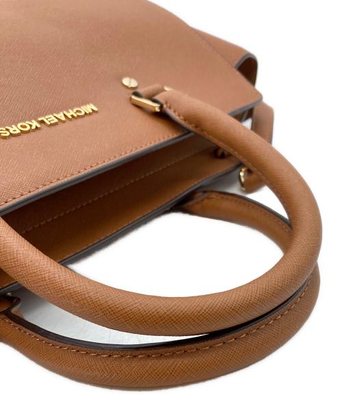 MICHAEL KORS（マイケルコース）MICHAEL KORS (マイケルコース) 2WAYショルダーバッグ ブラウンの古着・服飾アイテム