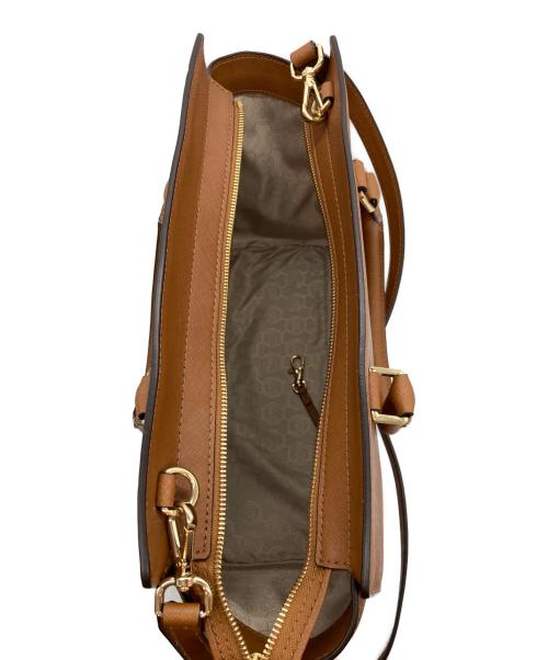 MICHAEL KORS（マイケルコース）MICHAEL KORS (マイケルコース) 2WAYショルダーバッグ ブラウンの古着・服飾アイテム