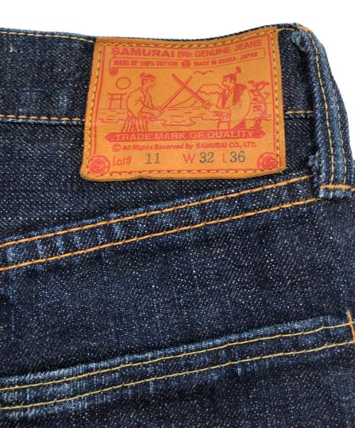 SAMURAI JEANS（サムライジーンズ）SAMURAI JEANS (サムライジーンズ) 15ozレギュラーストレート デニムパンツ インディゴ サイズ:W32×L36の古着・服飾アイテム