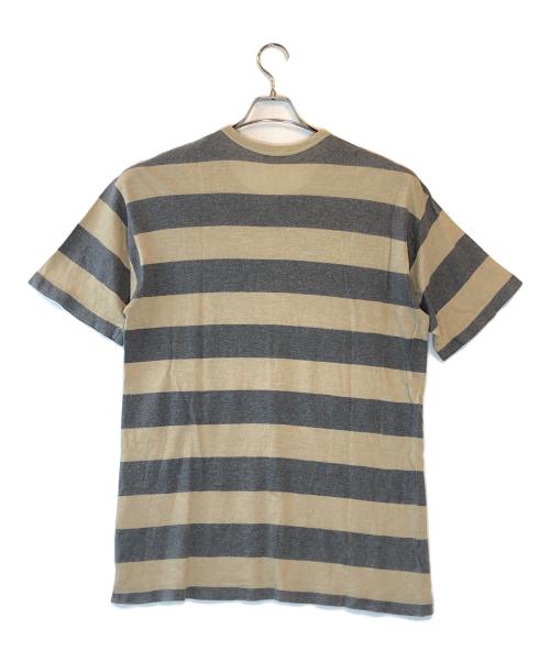 COMME des GARCONS HOMME（コムデギャルソン オム）COMME des GARCONS HOMME (コムデギャルソン オム) ボーダーTシャツ グレー×ベージュ サイズ:下記参照の古着・服飾アイテム
