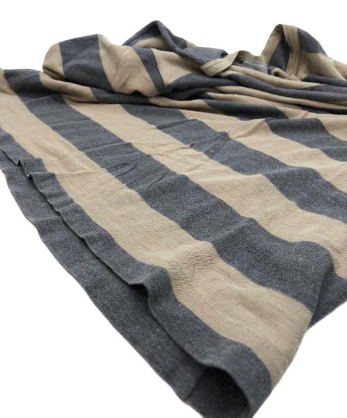 COMME des GARCONS HOMME（コムデギャルソン オム）COMME des GARCONS HOMME (コムデギャルソン オム) ボーダーTシャツ グレー×ベージュ サイズ:下記参照の古着・服飾アイテム