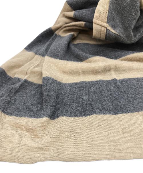 COMME des GARCONS HOMME（コムデギャルソン オム）COMME des GARCONS HOMME (コムデギャルソン オム) ボーダーTシャツ グレー×ベージュ サイズ:下記参照の古着・服飾アイテム