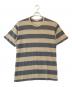 COMME des GARCONS HOMME（コムデギャルソン オム）の古着「ボーダーTシャツ」｜グレー×ベージュ