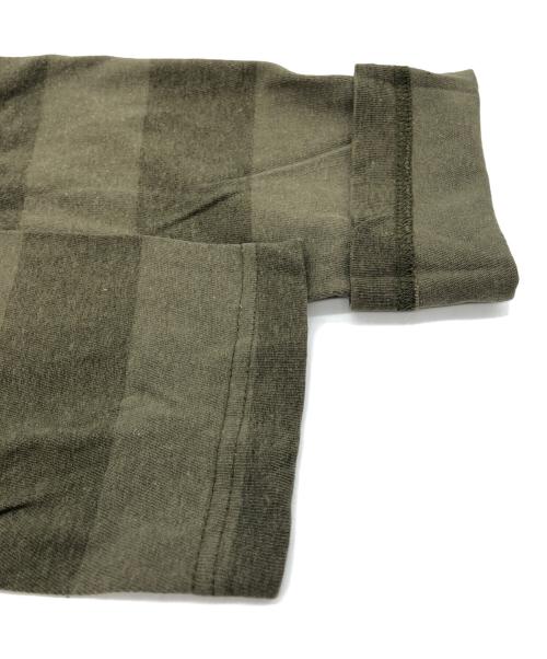 COMME des GARCONS（コムデギャルソン）COMME des GARCONS (コムデギャルソン) ボーダーカットソー カーキ サイズ:下記参照の古着・服飾アイテム