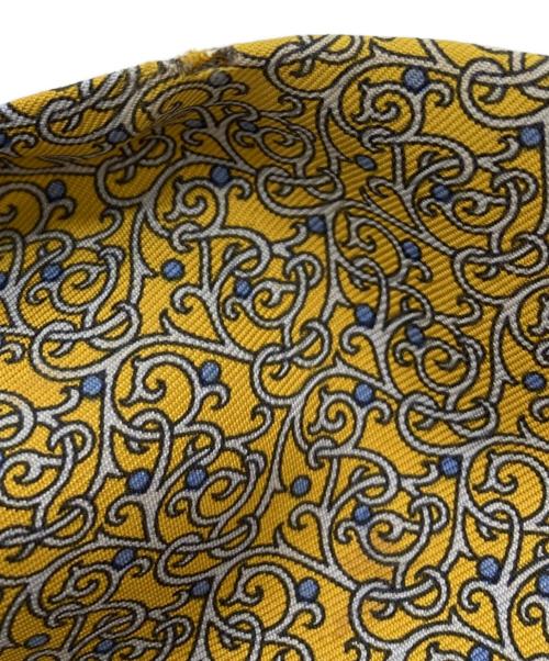 HERMES（エルメス）HERMES (エルメス) シルクネクタイ イエロー サイズ:無しの古着・服飾アイテム