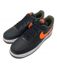 NIKE（ナイキ）の古着「Air Force 1 Low '07 LV8 "Black/Total Orange/White"（エアフォース1 ロー '07 LV8 "ブラック/トータルオレンジ/ホワイト）」｜ブラック