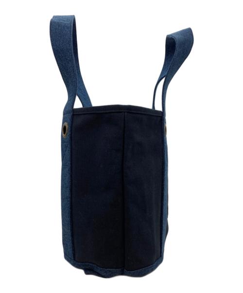 POLO RALPH LAUREN（ポロ・ラルフローレン）POLO RALPH LAUREN (ポロ・ラルフローレン) キャンバストートバッグ ネイビーの古着・服飾アイテム