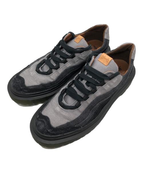 glamb（グラム）glamb (グラム) Denim Gradation Shoes グレー サイズ:3の古着・服飾アイテム