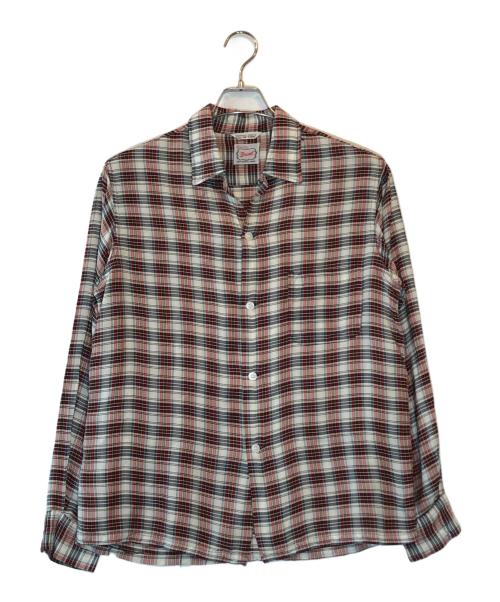 BRENT（ブレント）BRENT (ブレント) チェックシャツ レッド サイズ:M (15-15 1/2)の古着・服飾アイテム