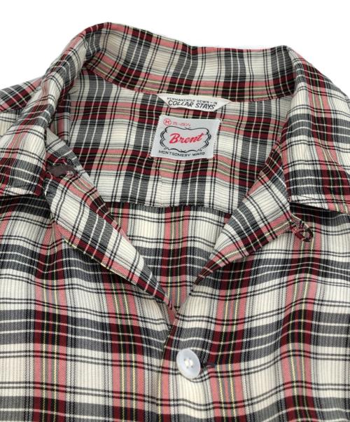 BRENT（ブレント）BRENT (ブレント) チェックシャツ レッド サイズ:M (15-15 1/2)の古着・服飾アイテム