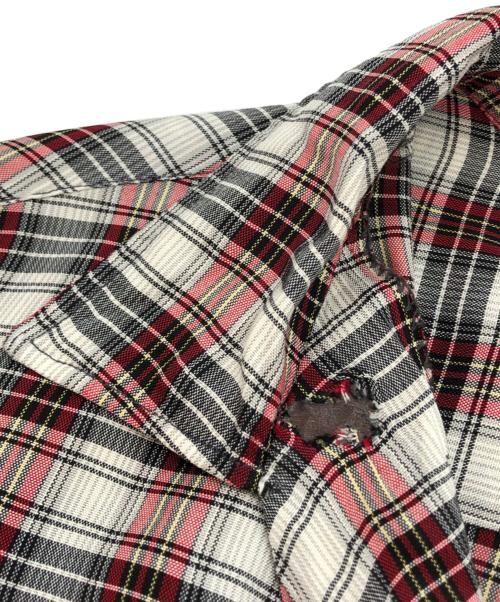 BRENT（ブレント）BRENT (ブレント) チェックシャツ レッド サイズ:M (15-15 1/2)の古着・服飾アイテム