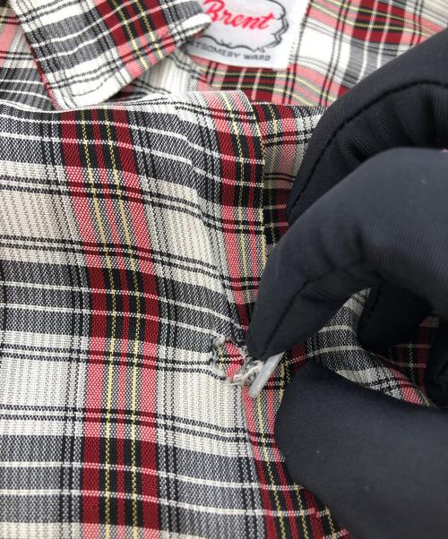 BRENT（ブレント）BRENT (ブレント) チェックシャツ レッド サイズ:M (15-15 1/2)の古着・服飾アイテム